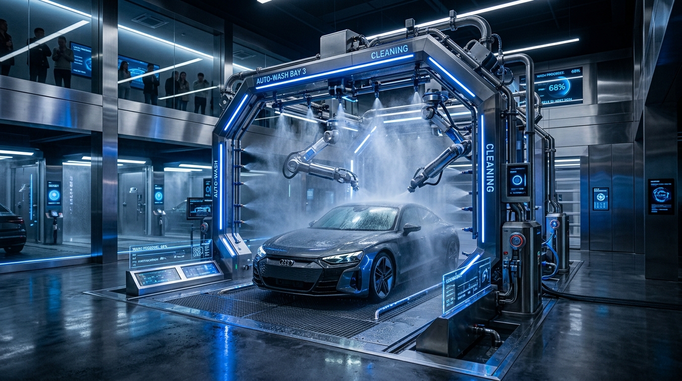 Riotive Automated Vehicle Wash Facility