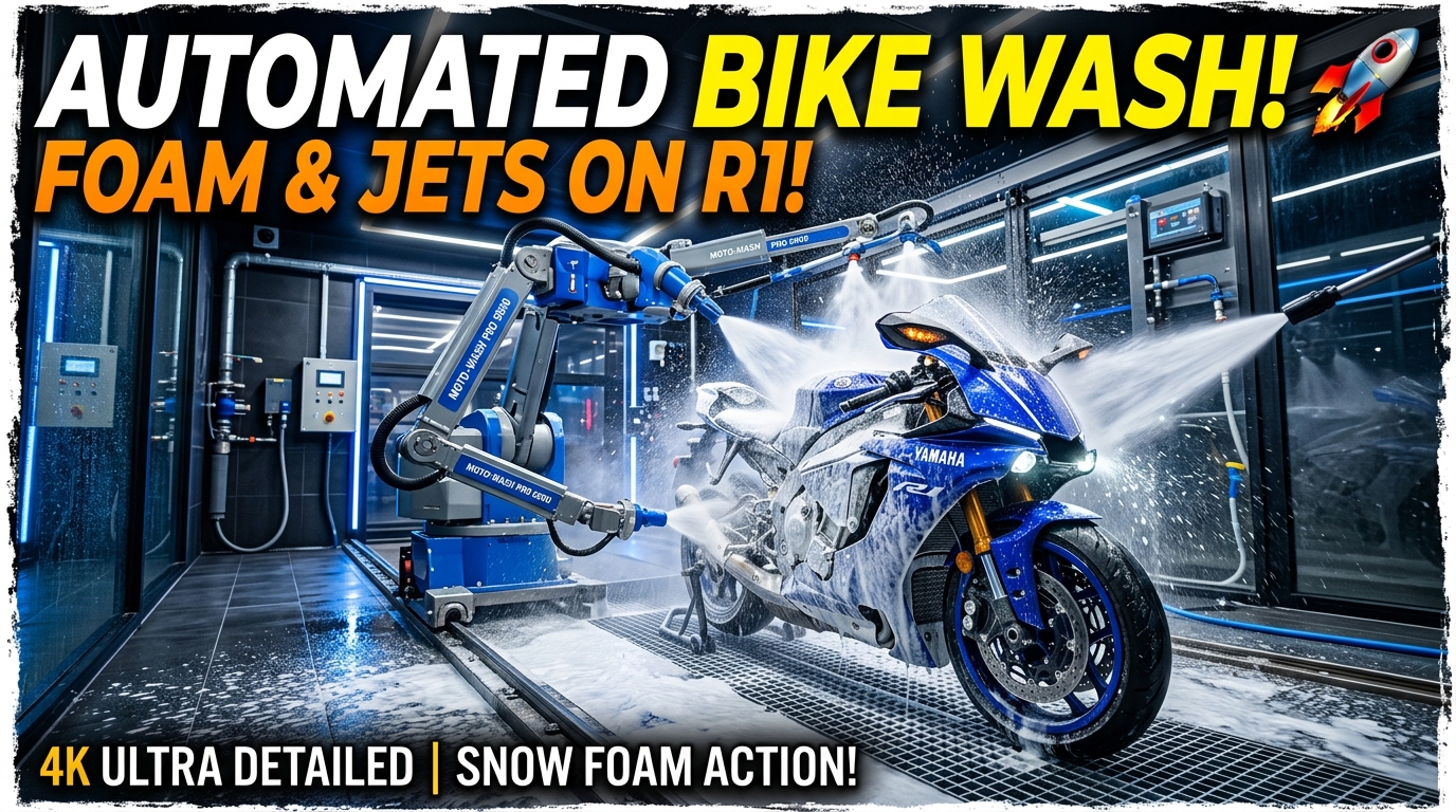 Automated Bike Wash Video